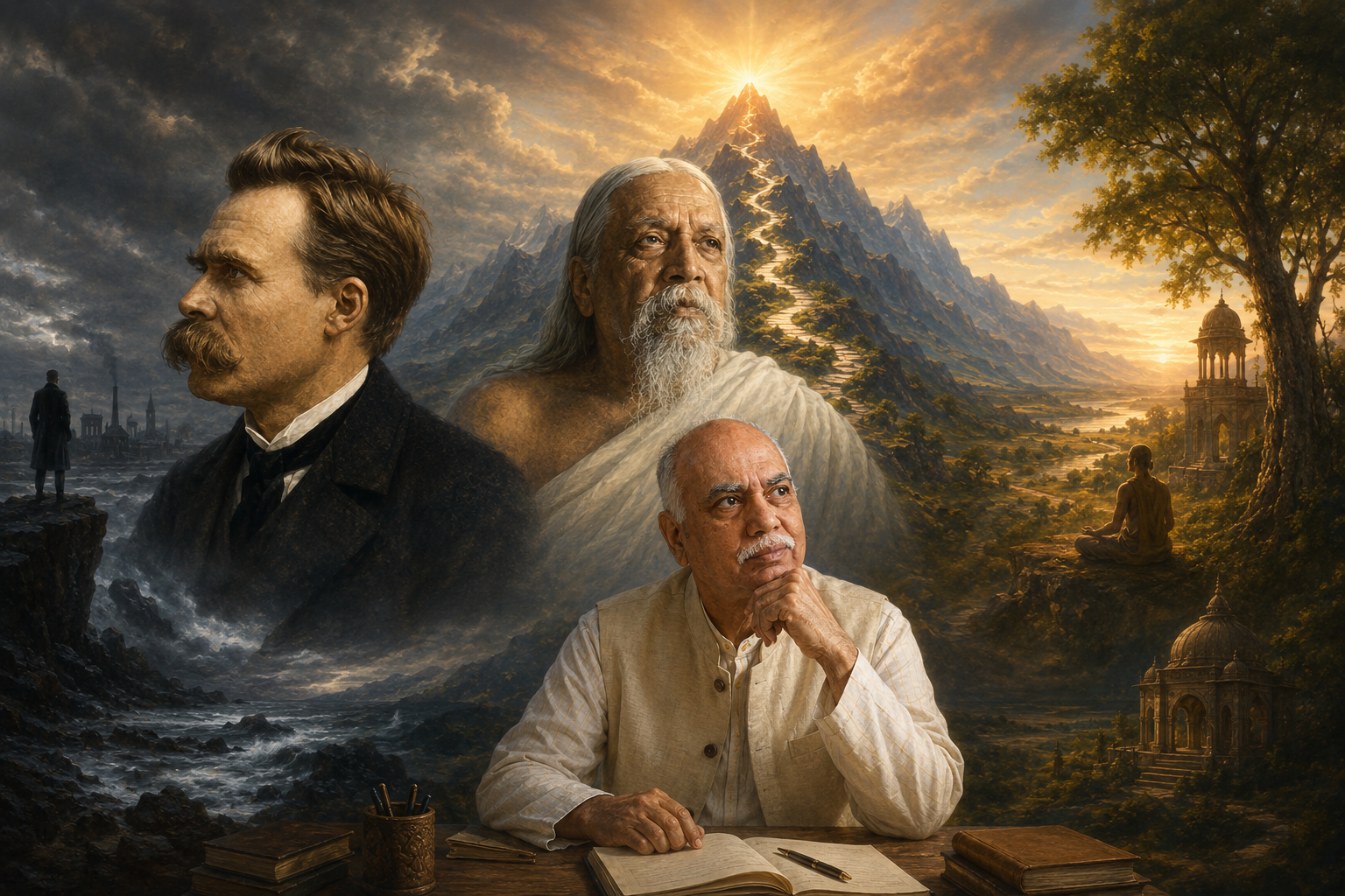 मानव-पर्वत की दो राहें